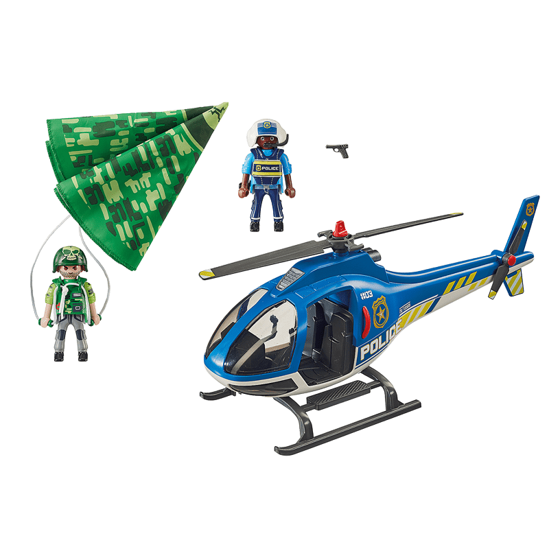 Playmobil City Action: Politiehelicopter - Parachute achtervolging - Afbeelding 5