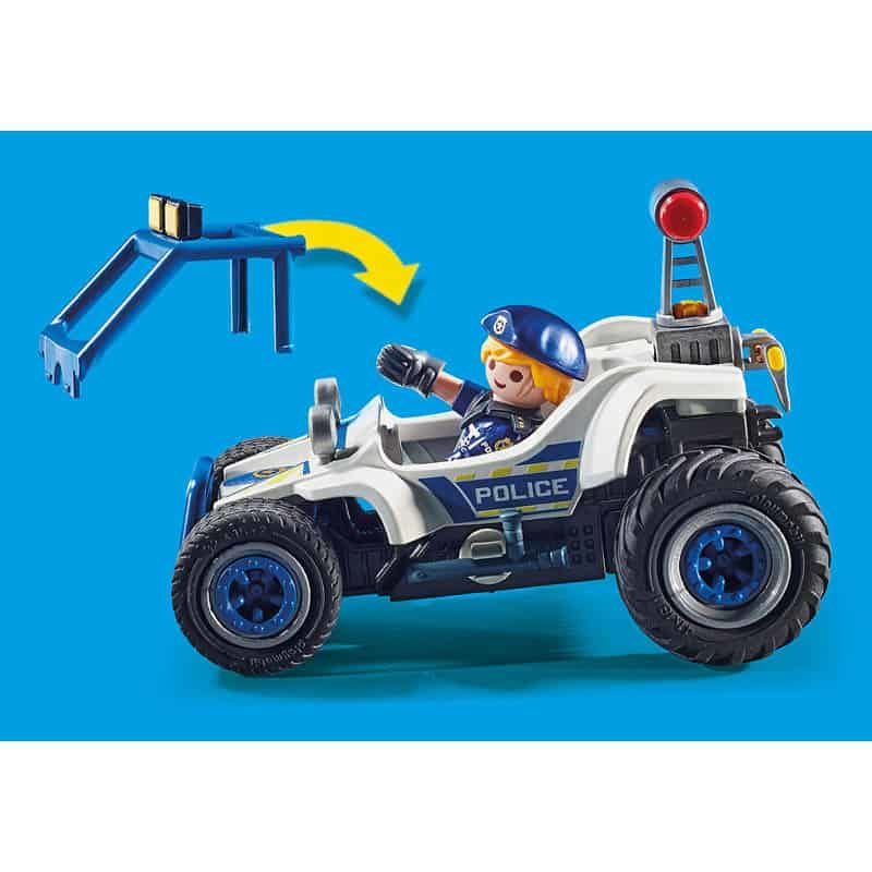 Playmobil City Action: Politie SUV - Achtervolging van de schattenrovers - Afbeelding 3