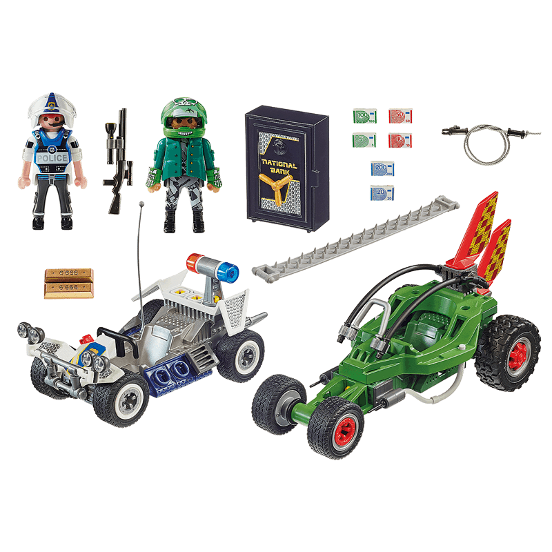 Playmobil City Action: Politiekart - Achtervolging van de kluisrover - Afbeelding 5