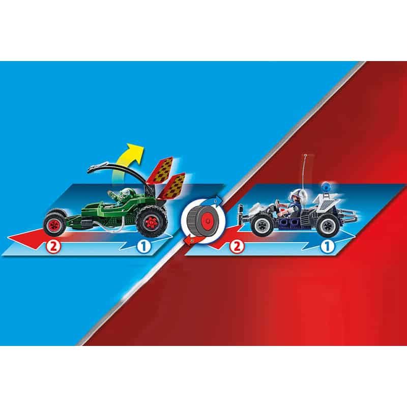 Playmobil City Action: Politiekart - Achtervolging van de kluisrover - Afbeelding 4
