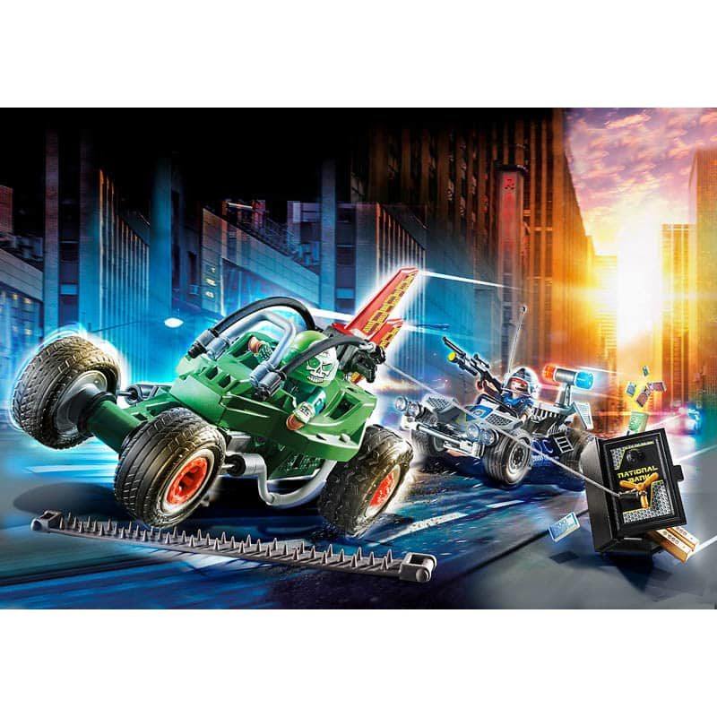 Playmobil City Action: Politiekart - Achtervolging van de kluisrover - Afbeelding 3