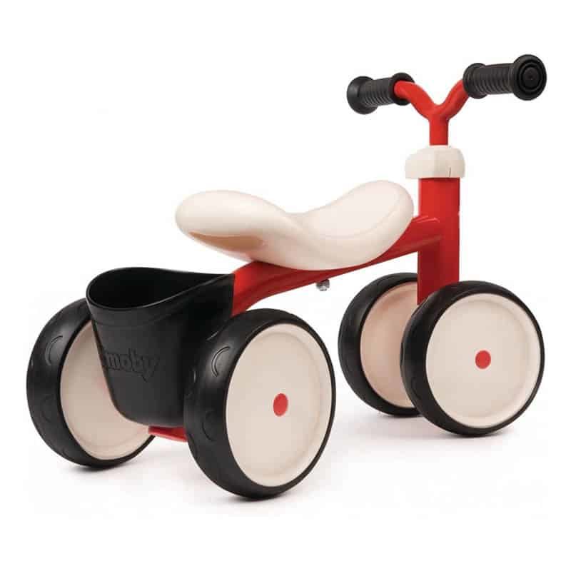 Smoby Loopfiets Rookie rood/wit - Afbeelding 3