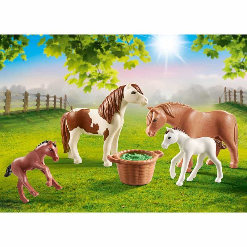 Playmobil Country 70682: Pony's met veulens - Afbeelding 2