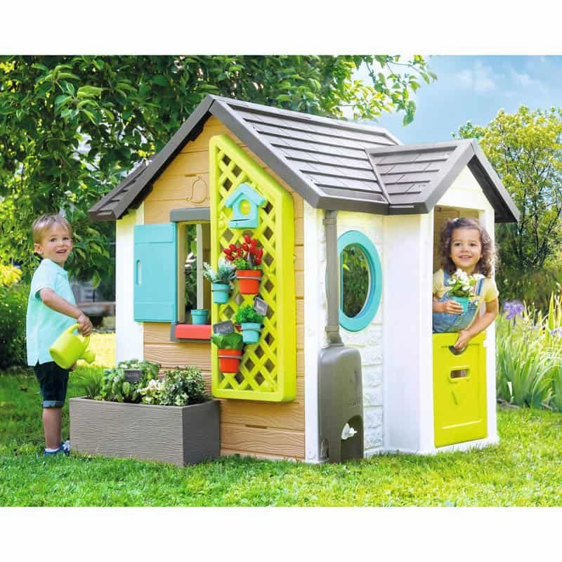 Smoby Speelhuis Garden House (128x132x135cm) - Afbeelding 9