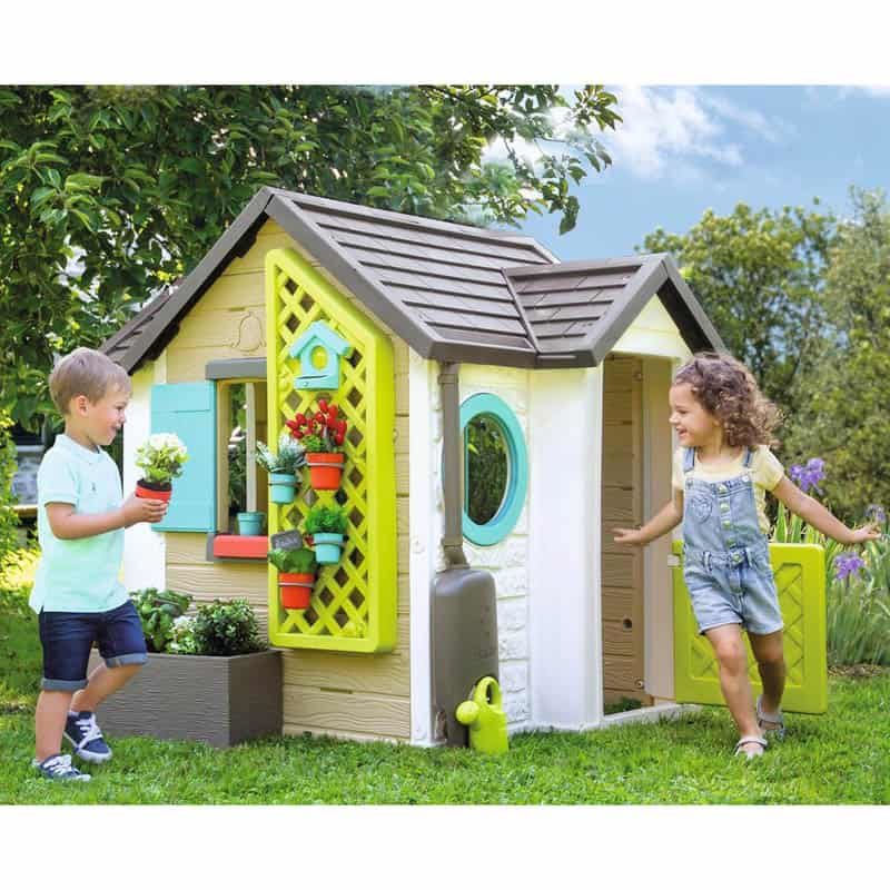 Smoby Speelhuis Garden House (128x132x135cm) - Afbeelding 6