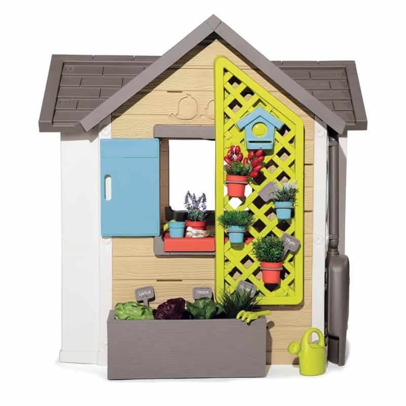 Smoby Speelhuis Garden House (128x132x135cm) - Afbeelding 2