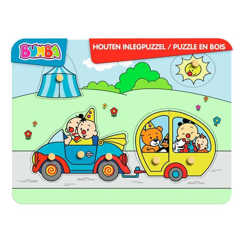 Bumba Houten puzzel - auto