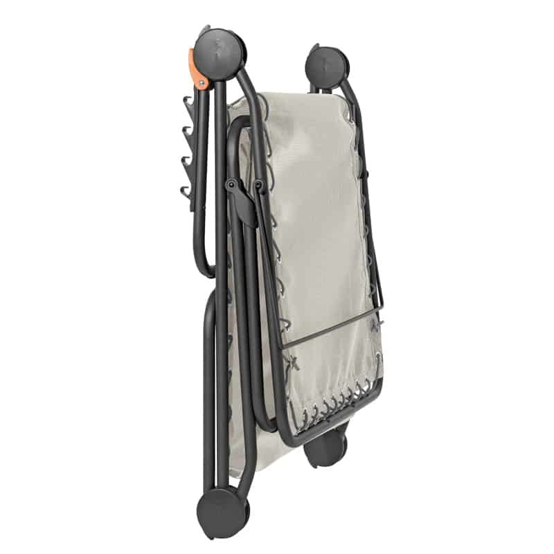 Lafuma Bed Siesta L Elastiek Batyline Seigle - Titanium kleur - Afbeelding 2