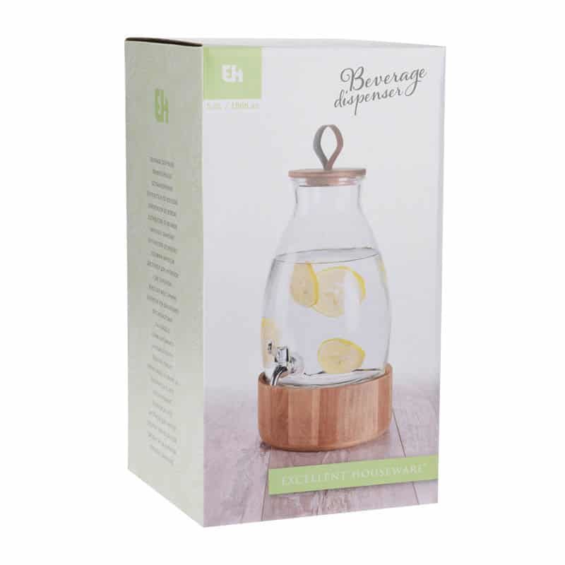 Drankdispenser glas (5,5L) - Afbeelding 2