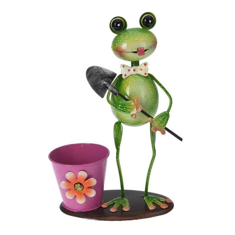 Bloempot met kikker (29cm)