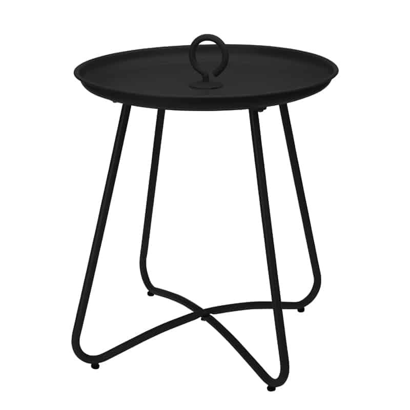 Tafel rond metaal (ø40xH46cm) zwart