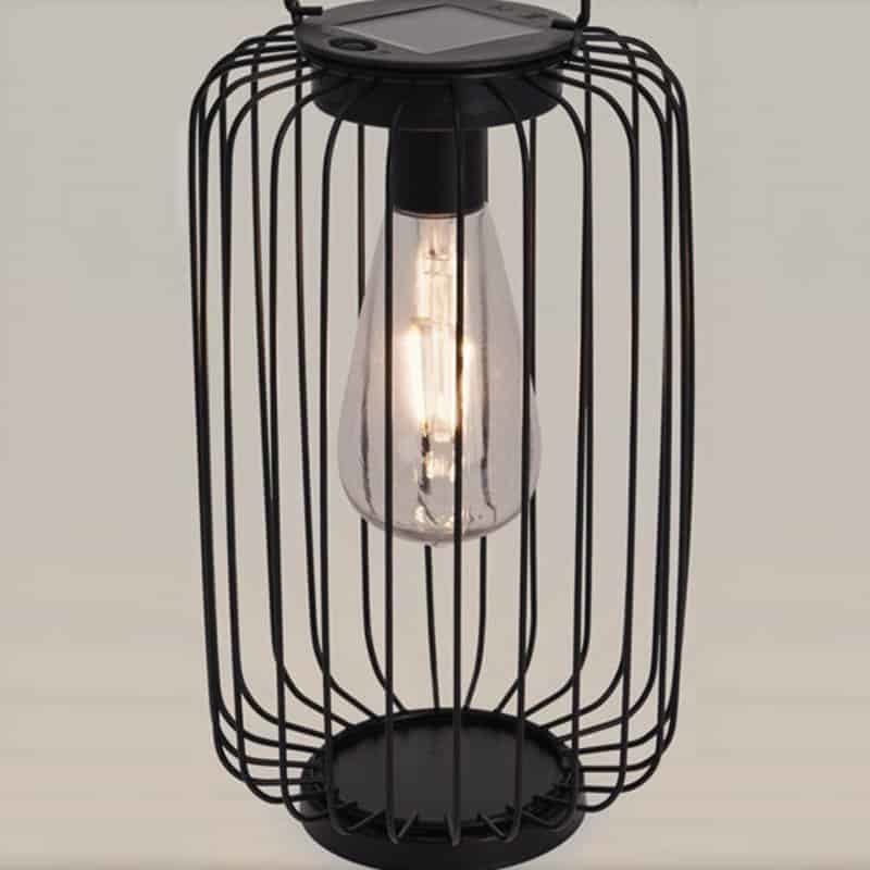 Solar lamp metaal zwart - Afbeelding 5