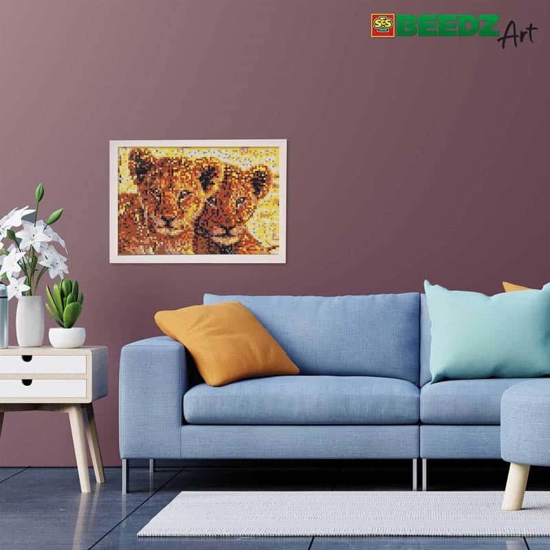 SES Beedz Art Leeuwen welpen - Afbeelding 2