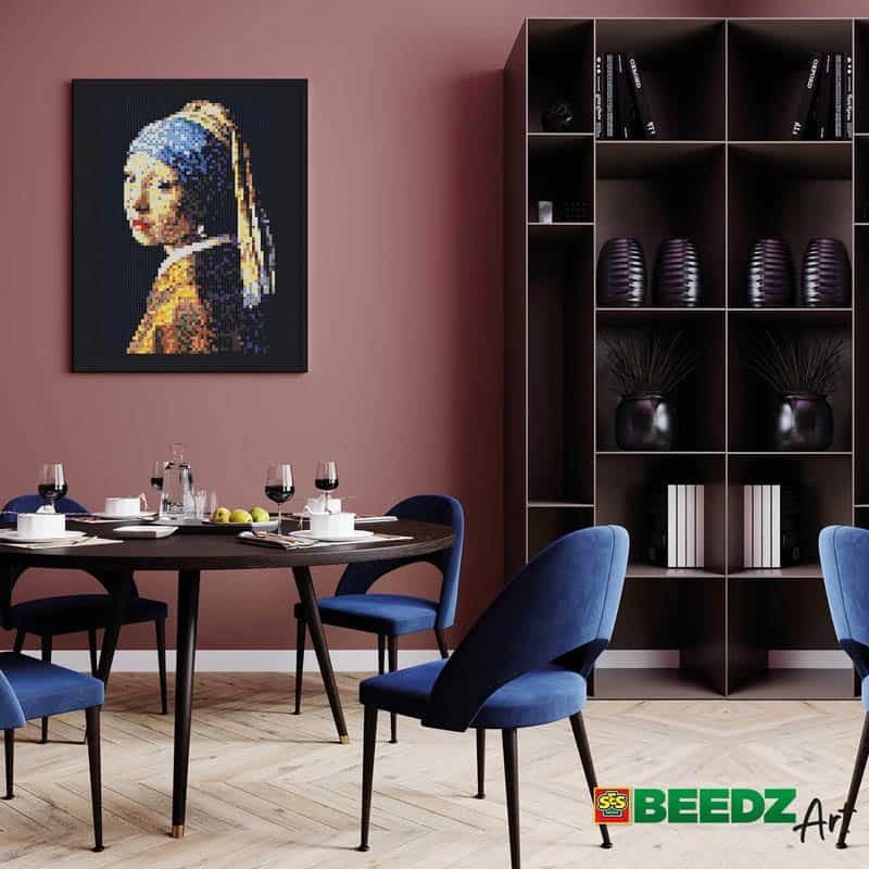 SES Beedz Art Vermeer meisje met de parel - Afbeelding 2