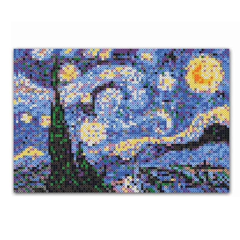 SES Beedz Art Van Gogh de sterrennacht - Afbeelding 3