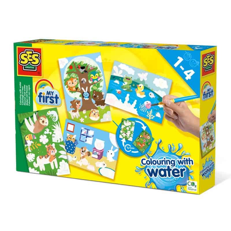 SES Kleuren met water Verborgen dieren
