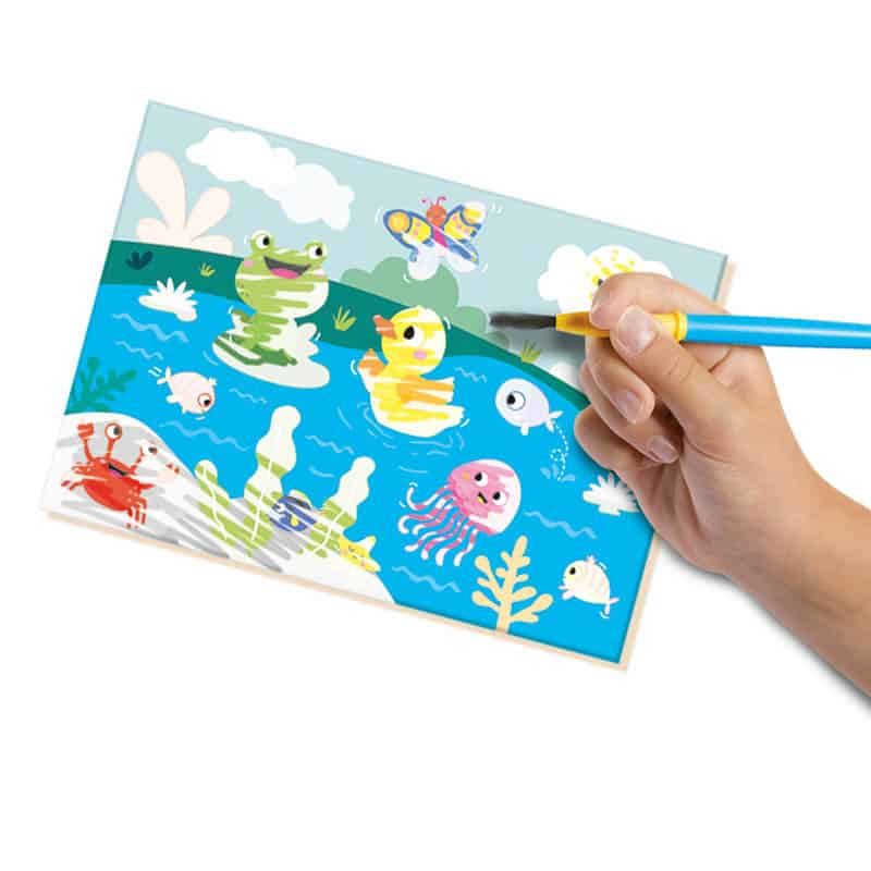 SES Kleuren met water Verborgen dieren - Afbeelding 3