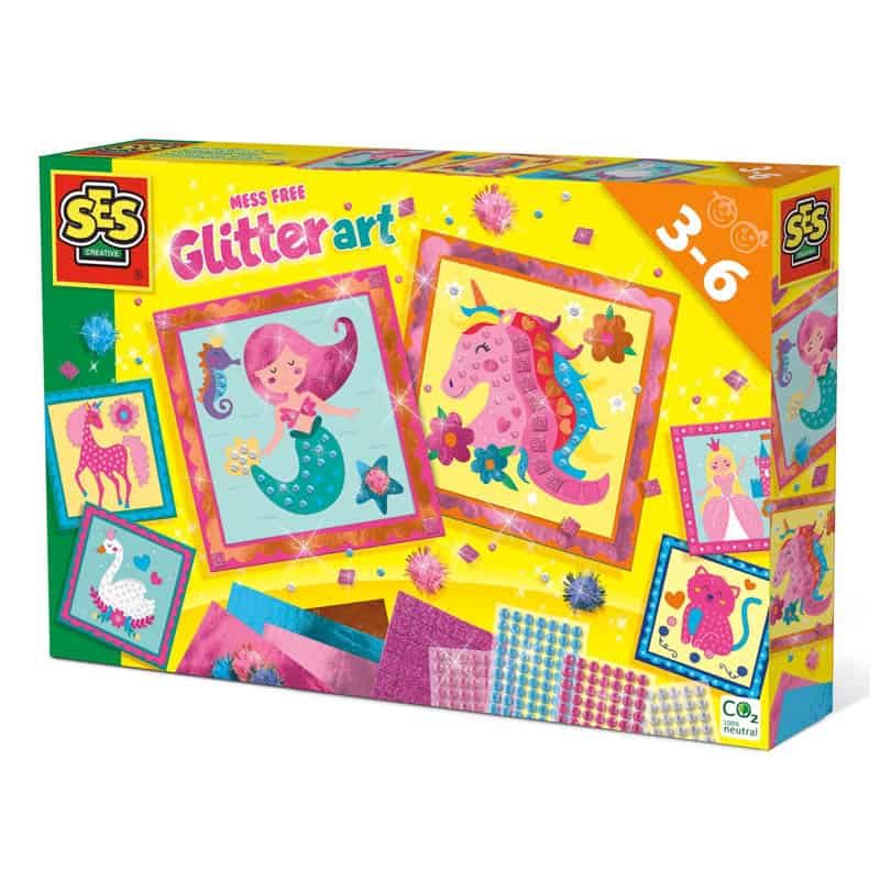 SES Knoeivrije glitter kunst