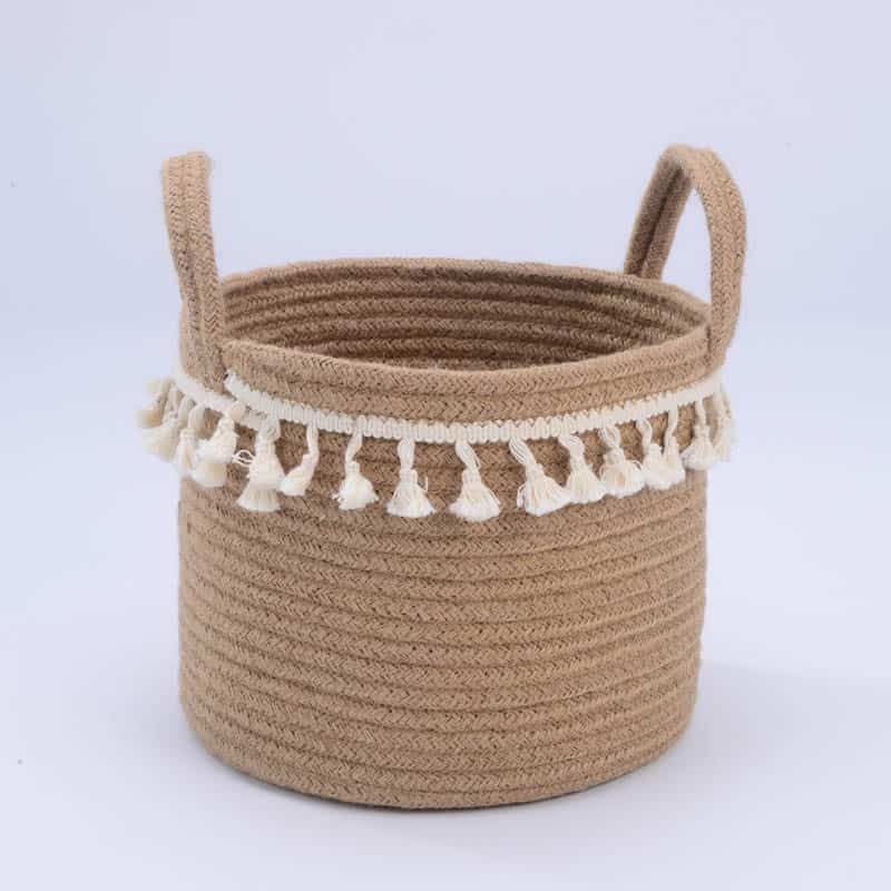 Mand stof (26xH21cm) met handvat