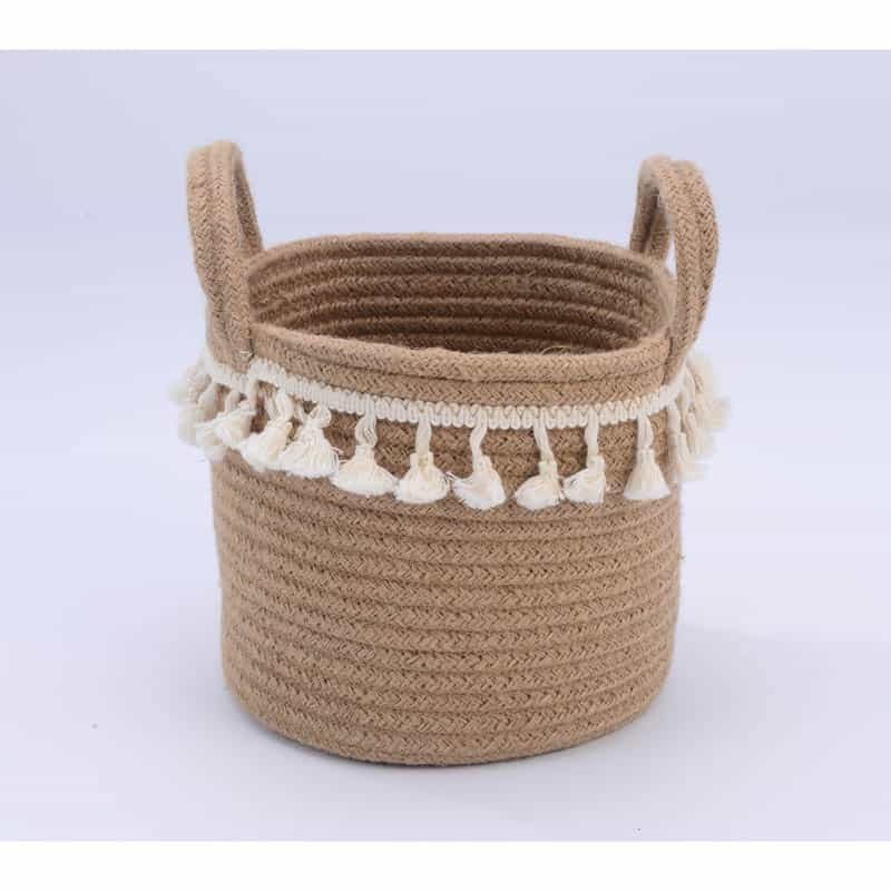 Mand stof (20xH19cm) met handvat