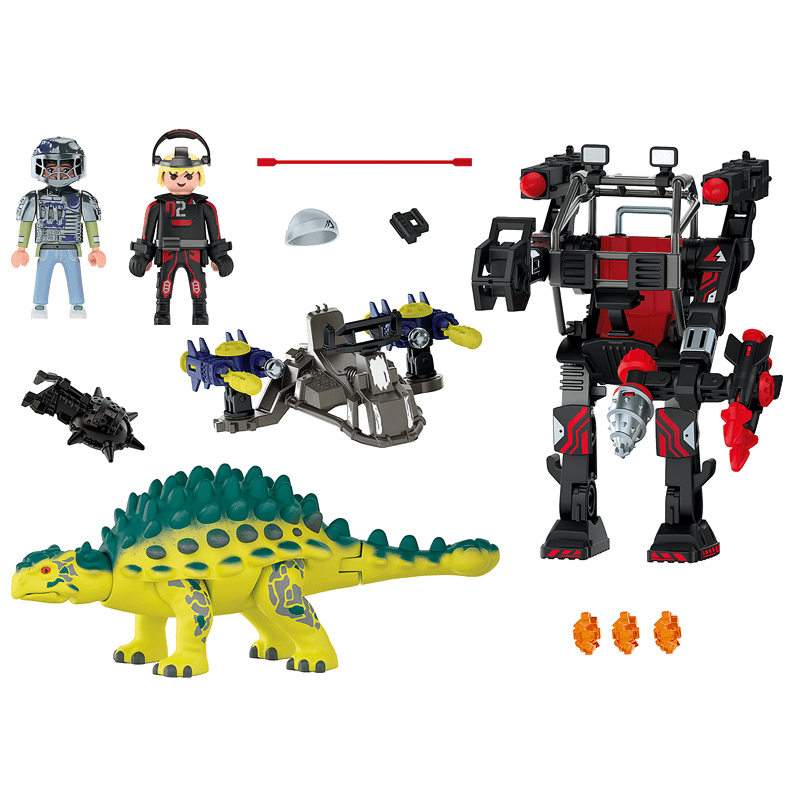 Playmobil® Dino Rise: Saichania: verdediging van de vechtersbazen (70626) - Afbeelding 3