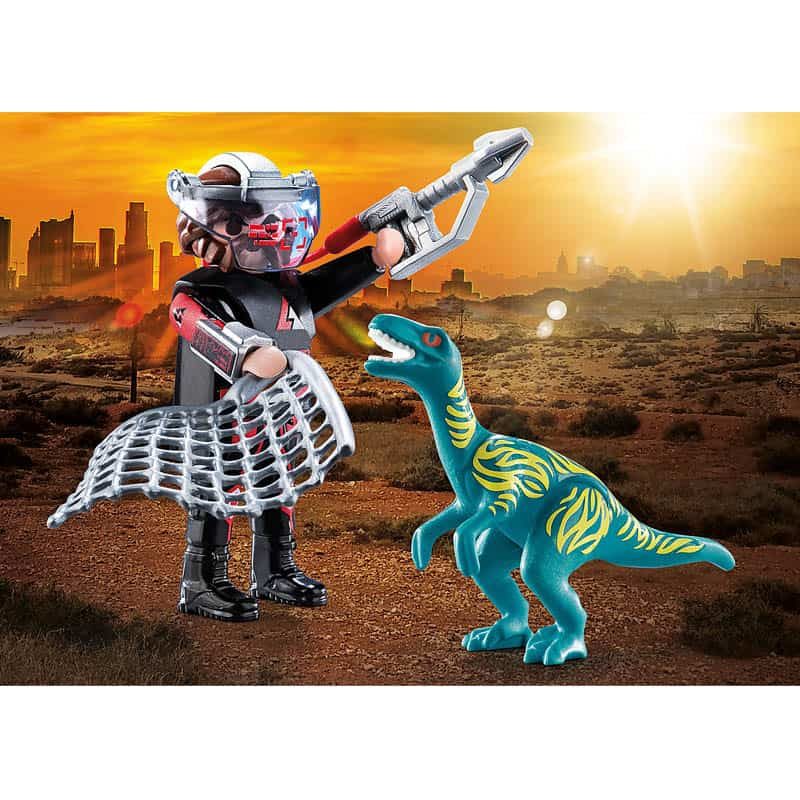 Playmobil DuoPack Velociraptor vs. Stroper - Afbeelding 2