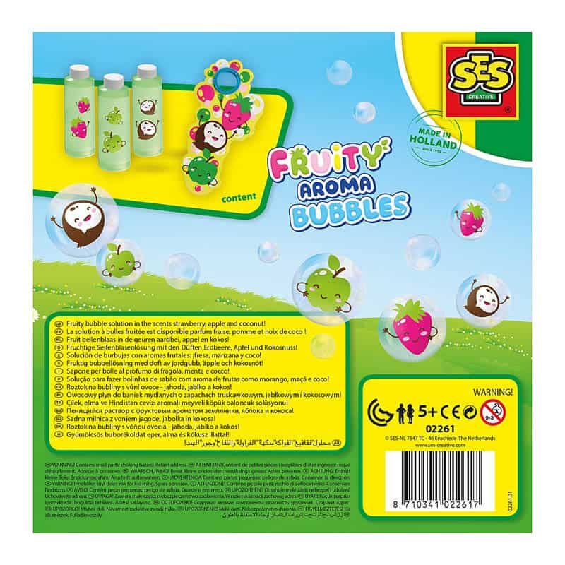 SES Fruitgeur bellenblaas 3x200ml - Afbeelding 3