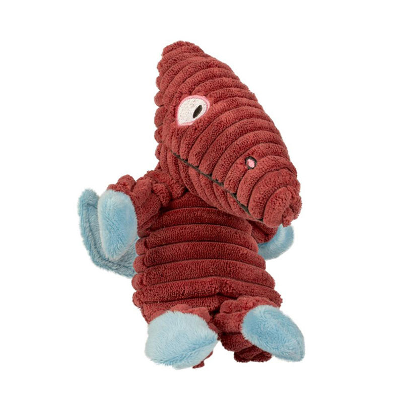 Duvo+ Bite me ribbles Darcy de dino (25cm) rood