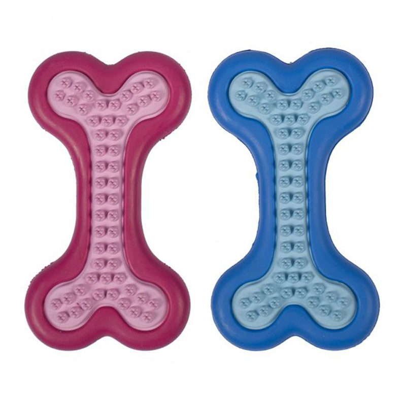 Duvo+ Puppy Rubber bijtbeen L (12,5cm)