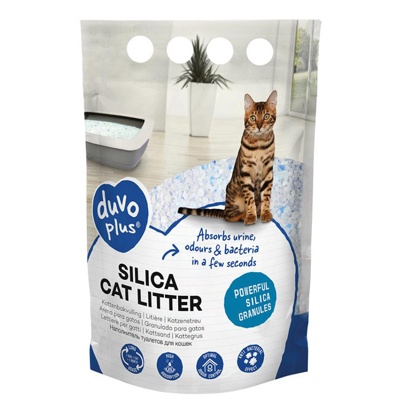 Duvo+ kattenbakvulling Silica (16L) Premium