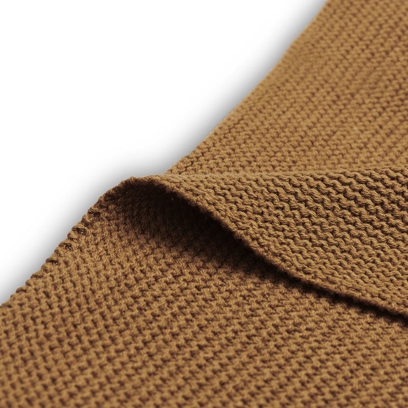 Jollein Deken (100x150cm) caramel ledikant basic knit - Afbeelding 3