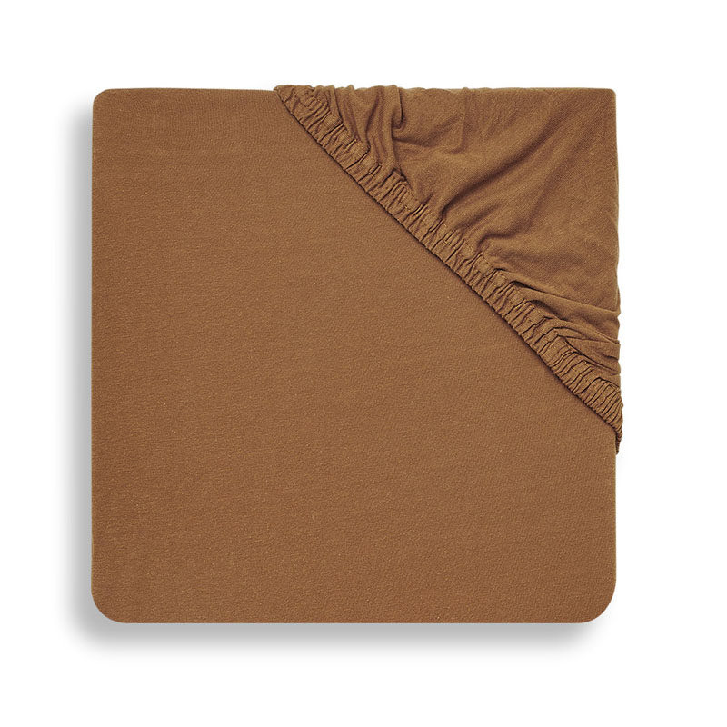 Jollein Hoeslaken (60x120cm) jersey caramel