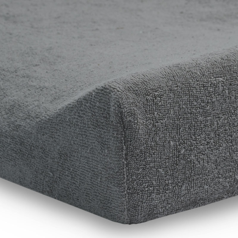 Jollein Waskussenhoes badstof (50x70cm) Storm grey - Afbeelding 3