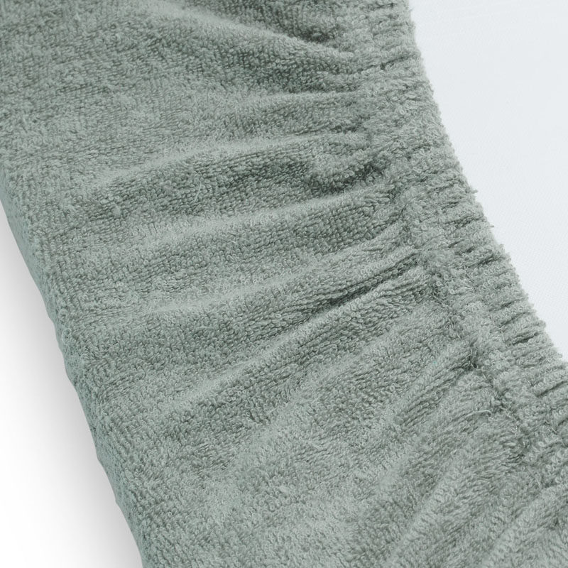 Jollein Waskussenhoes badstof (50x70cm) Ash green - Afbeelding 4