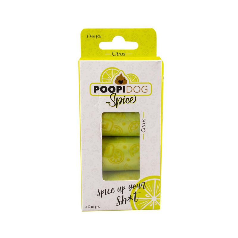 Duvo+ poepzakjes (4x10 stuks) Spice limoen