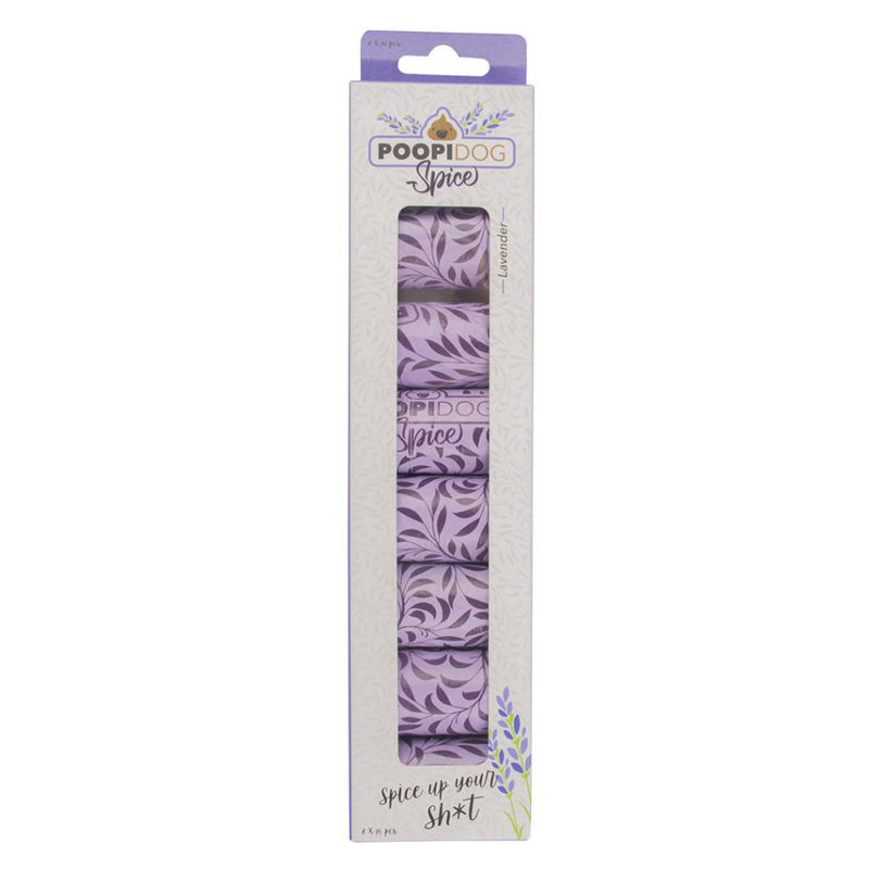 Duvo+ poepzakjes (8x15 stuks) Spice limoen / lavendel