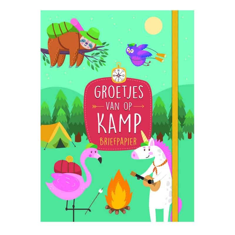 Briefpapier Groetjes van op kamp - Trendy dieren