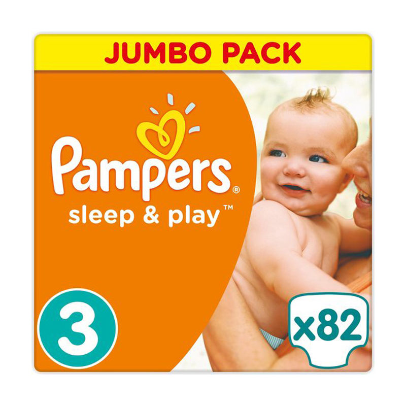 Pampers Sleep & Play nr. 3 (82 stuks)