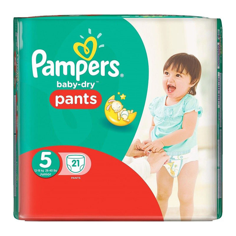 Pampers Babydry nr. 5 (21 stuks)