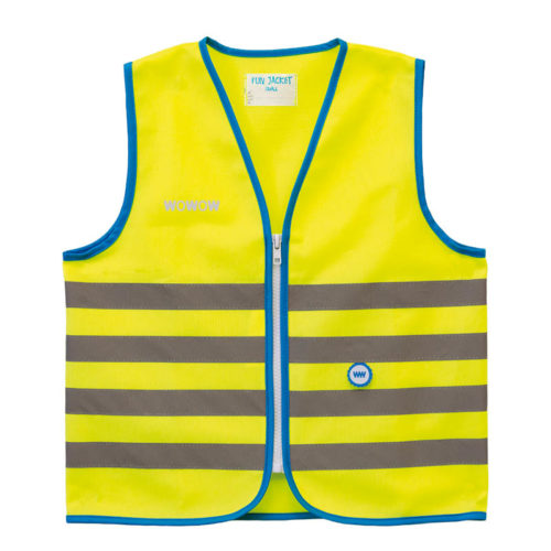 WOWOW Fun Jacket rits 4 -6 jr geel S