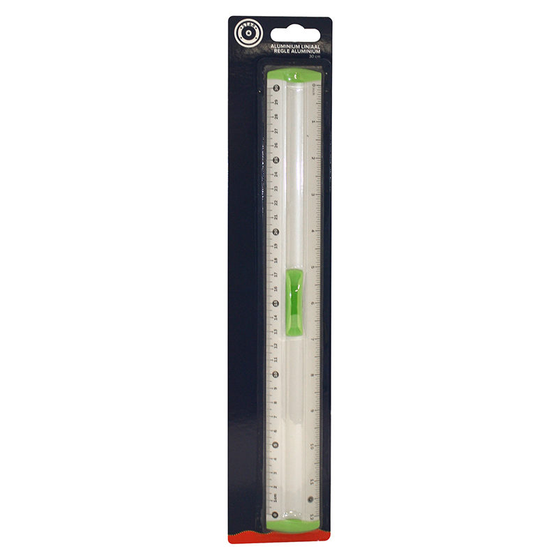 Aluminium lat (30cm) met pennenhouder