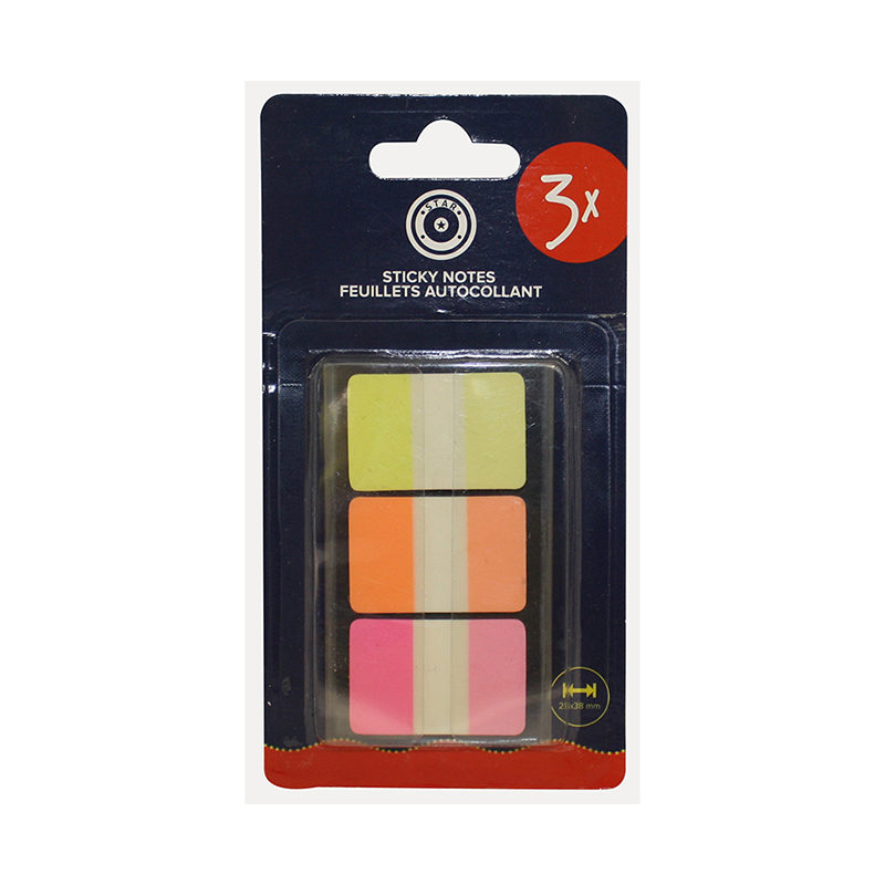 Papier markeerders (4,5x1,2cm) (5x25 stuks)
