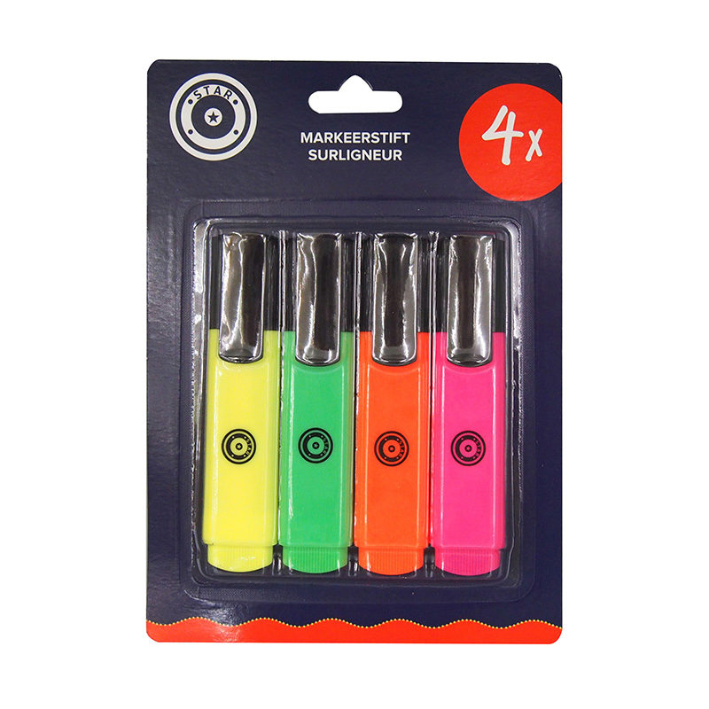 Markeerstiften (4 stuks)