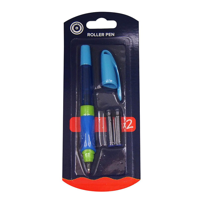 Rollerpen blauwe inkt (2 stuks)