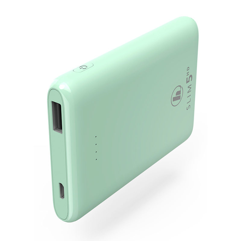 Hama Powerbank slim 5HD (5000mAh) muntgroen