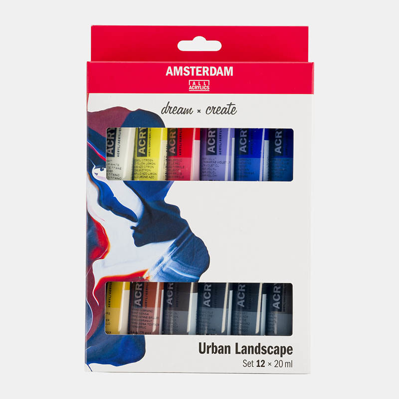 Talens Amsterdam acryl (12x 20ml) Urban Landscape