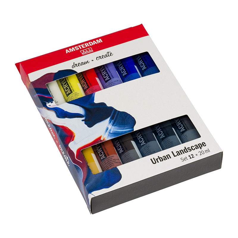 Talens Amsterdam acryl (12x 20ml) Urban Landscape - Afbeelding 2