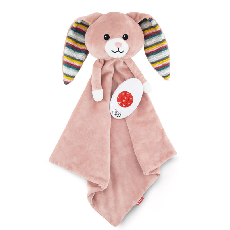ZAZU Knuffeldoek roze konijn - Afbeelding 8