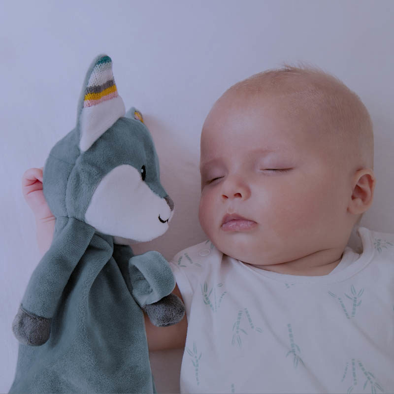 ZAZU Knuffeldoek blauw vos - Afbeelding 7
