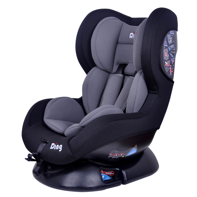 DING Autostoel Dano zwart grijs (groep 1, 0-18kg)